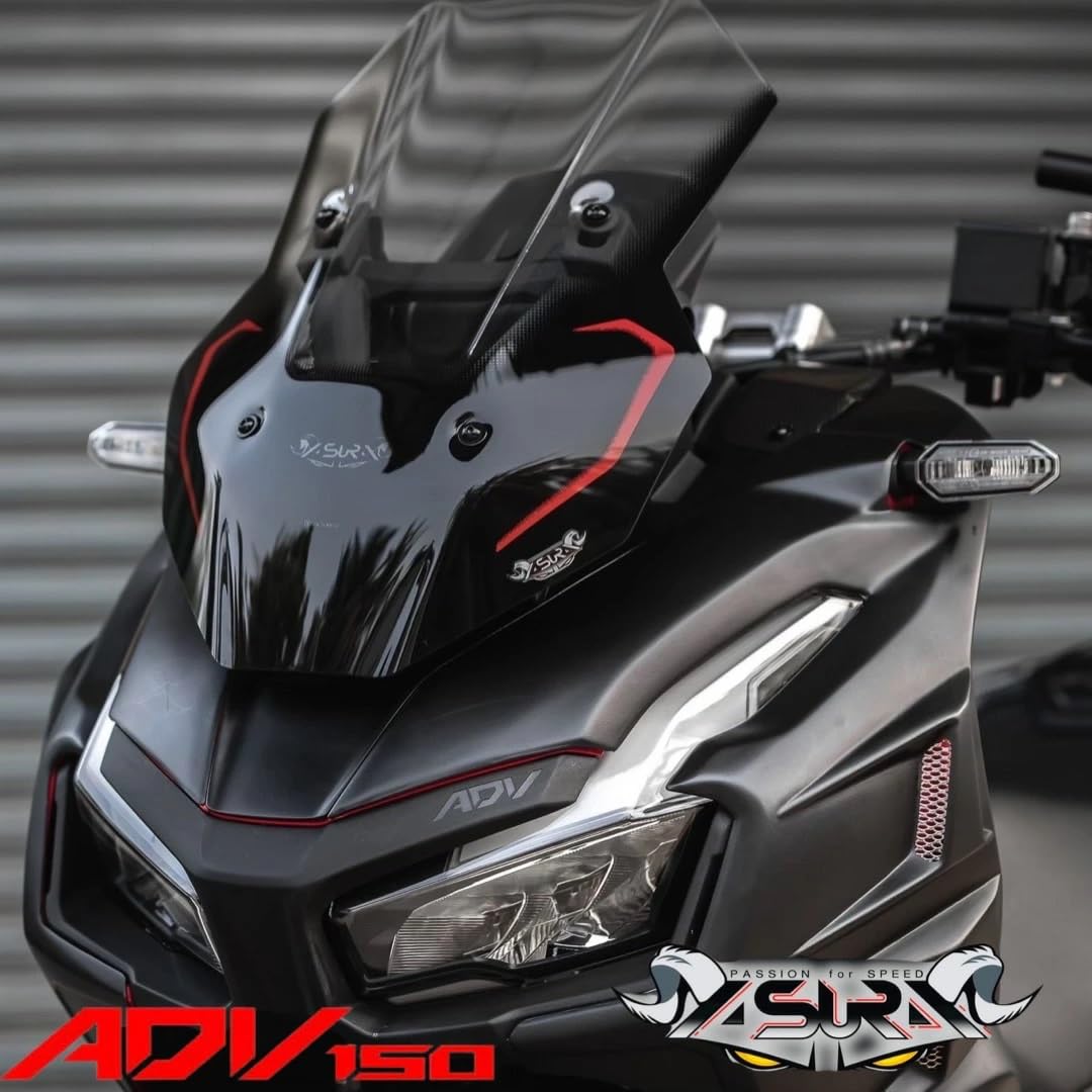 Amazon | Asura ホンダ ADV150ウインドシールド クリア Windsheild V1